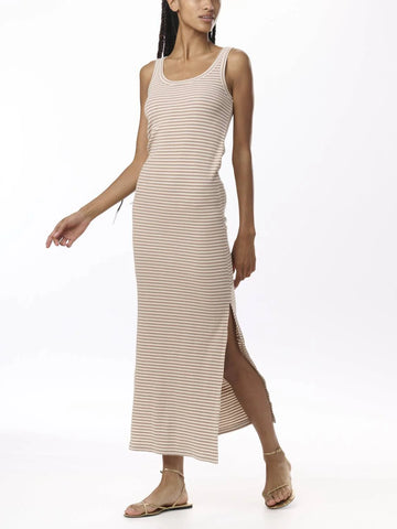 Lina Stripe Midi Dress