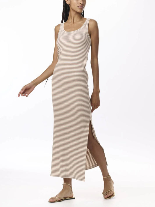 Lina Stripe Midi Dress