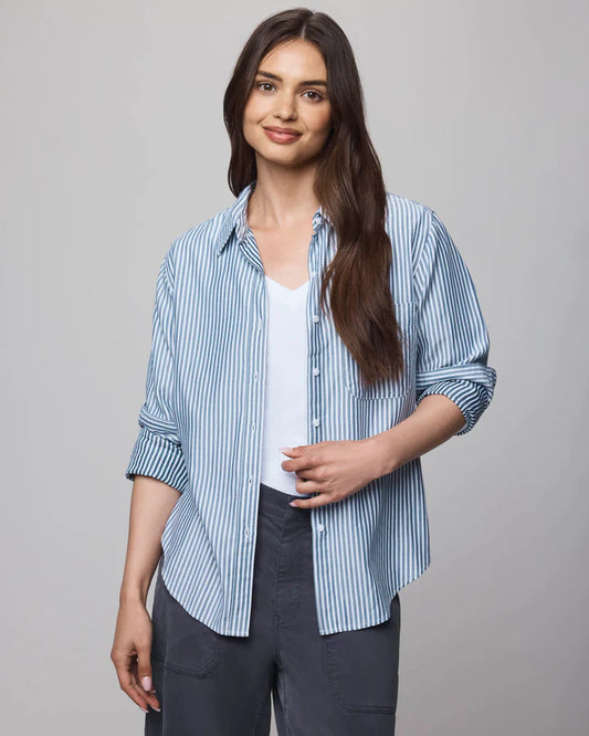 Kenna Stripe Button Down