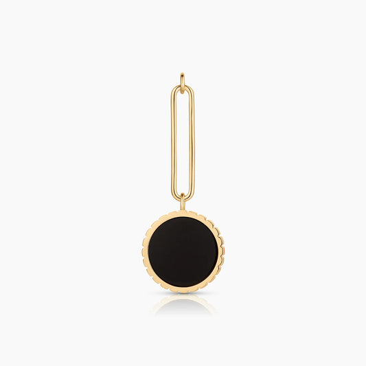 Odeon Onyx Drop Charm