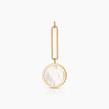 Odeon Mother Of Pearl Drop Charm