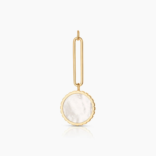 Odeon Mother Of Pearl Drop Charm