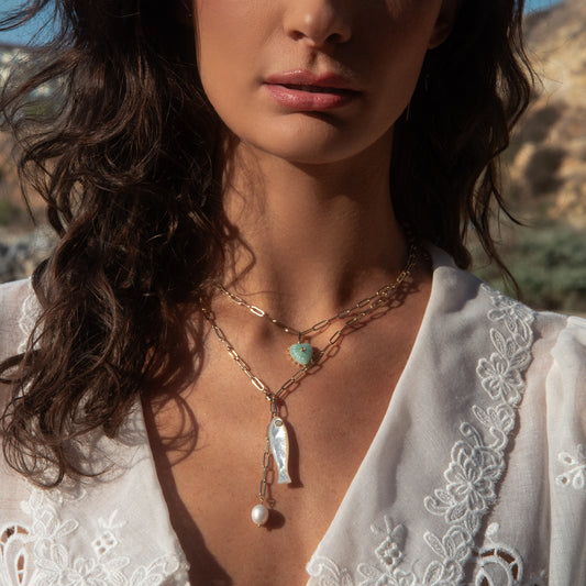 Fortuna Mother Of Pearl Charm