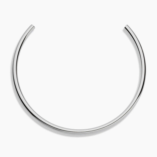 Rhodium Plated Ora Choker Necklace