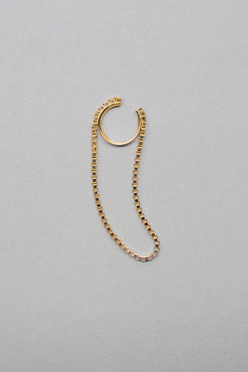 Gold Fringe Ear Cuff