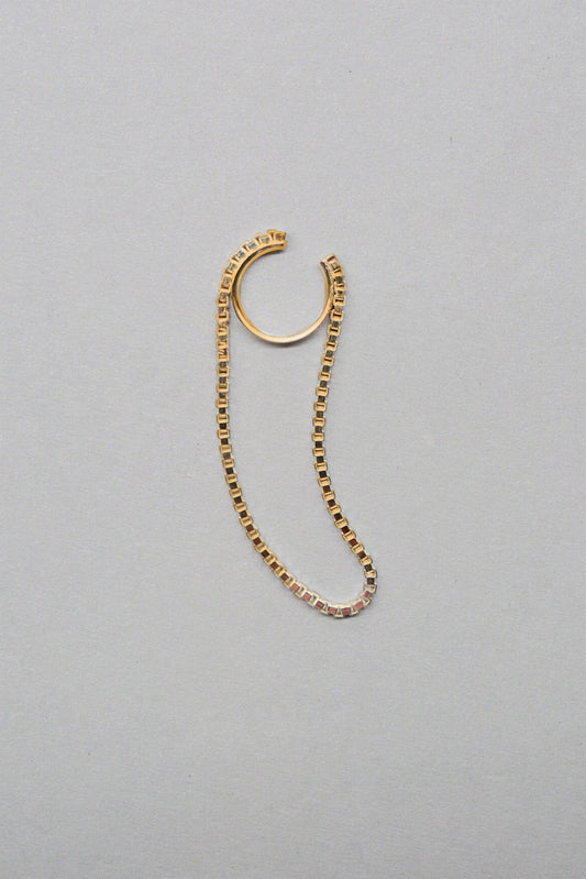 Gold Fringe Ear Cuff