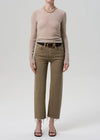 Palma Straight Raw Hem