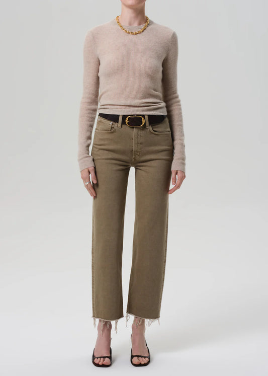 Palma Straight Raw Hem