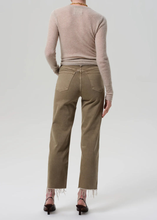 Palma Straight Raw Hem
