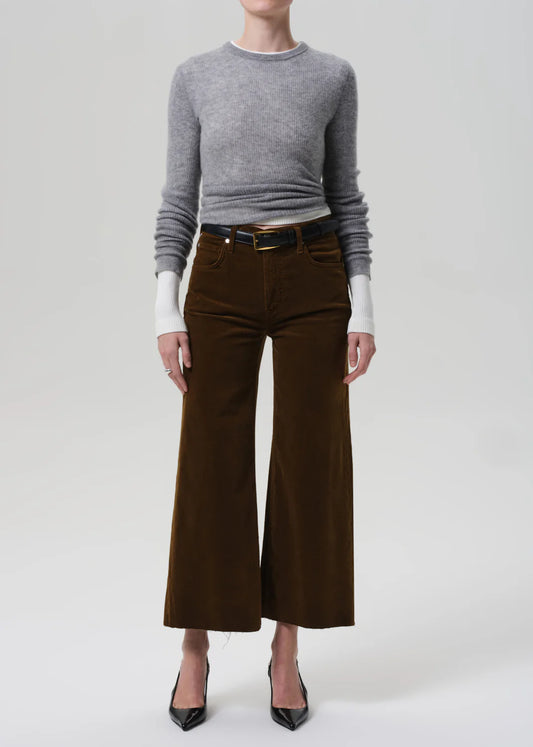 Lyra Wide Leg Crop Corduroy