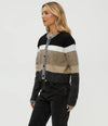 Fiona Stripe Crewneck Cardigan