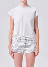 Long Line Bryce Cap Sleeve Tee