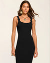 Kira Ribbed Knit Sleeveless Midi Dress