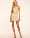 Sarah Cotton Lurex Tweed Sleeveless Mini Dress