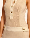 Sarah Cotton Lurex Tweed Sleeveless Mini Dress