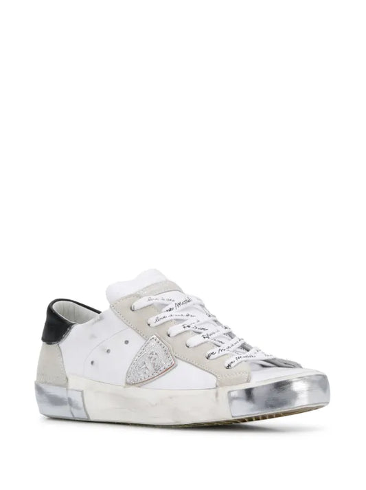 PRSX Low Woman Blanc Argent
