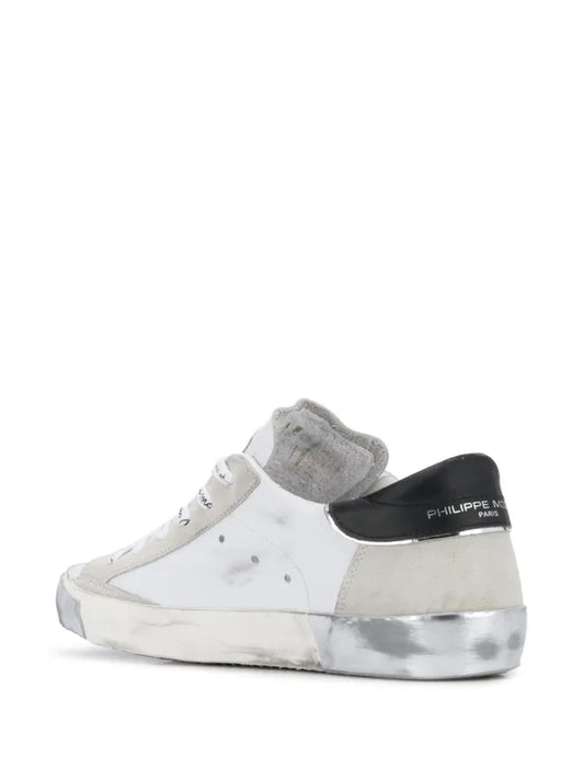PRSX Low Woman Blanc Argent