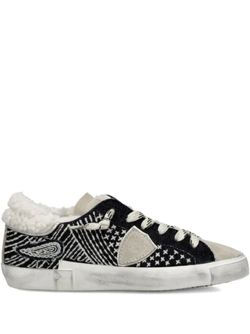 PRSX Low Woman Denim Blanc