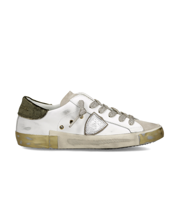 PRSX Low Woman Velour Blanc