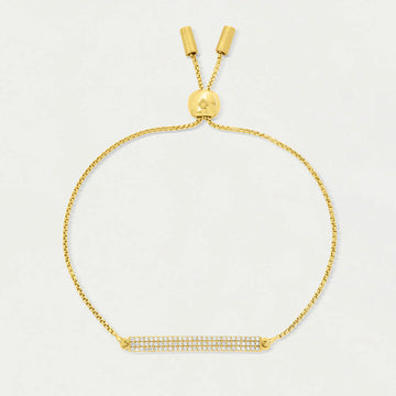 Petit Pavé Bar Chain Bracelet