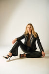 Megan Leather Blazer