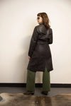 Leah Classic Leather Trench Coat