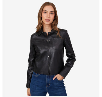 Featherweight Leather Bonded Jacket