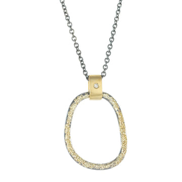 Dusted Carabiner Necklace