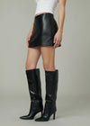 The Vegan Leather Mini Skirt