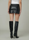 The Vegan Leather Mini Skirt