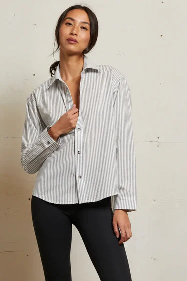 James Poplin Button Up