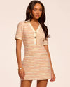 Blythe Tweed Collared Mini Dress