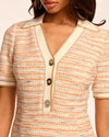 Blythe Tweed Collared Mini Dress