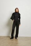 Camille Satin Straight Leg Pant