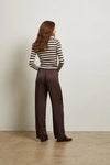 Camile Satin Straight Leg Pant