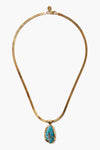 Turquoise Totem Herringbone Necklace