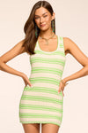 Nylah Striped Knit Mini Dress