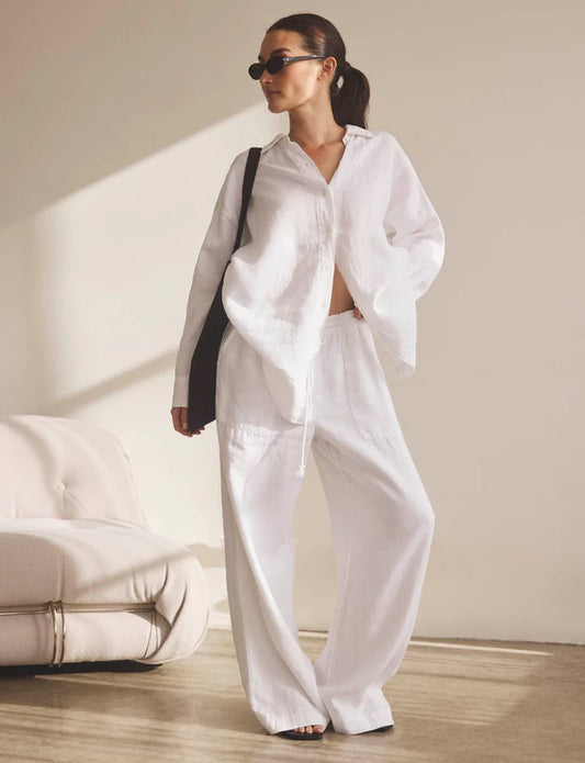 Stella Linen Button Down