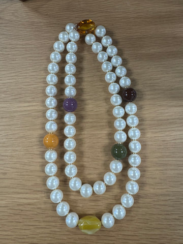 FEDERIKA PADULA JEWELRY Pearl Double Wrap Necklace