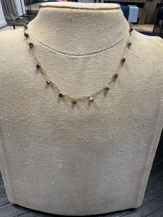 CHAN LUU Multi Gemstone necklace