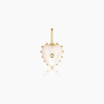 THATCH Isabel Mother Of Pearl Heart Charm