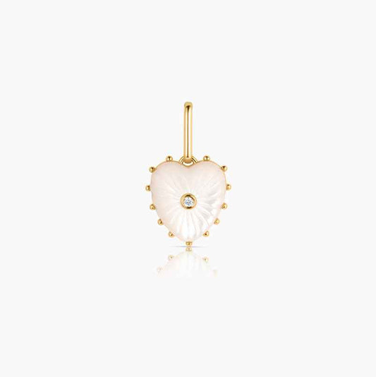 THATCH Isabel Mother Of Pearl Heart Charm