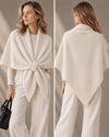 LINETA Triangle Poncho Scarf