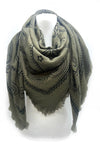 LINETA Square Wool Scarf