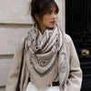 LINETA Square Wool Scarf