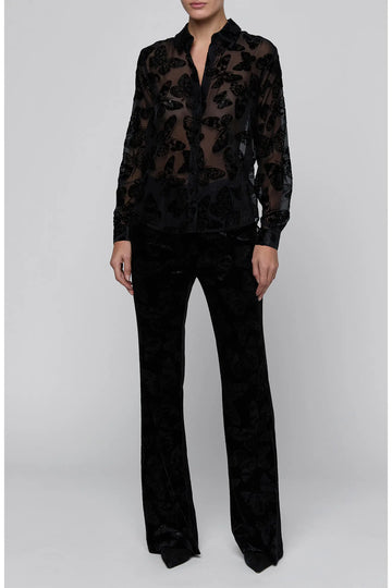 L'AGENCE Laurent Button Up Blouse