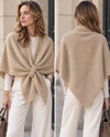 LINETA Triangle Poncho Scarf