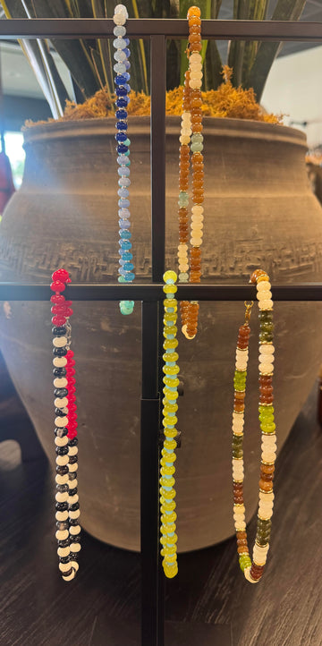 Semi Precious Beaded Necklace